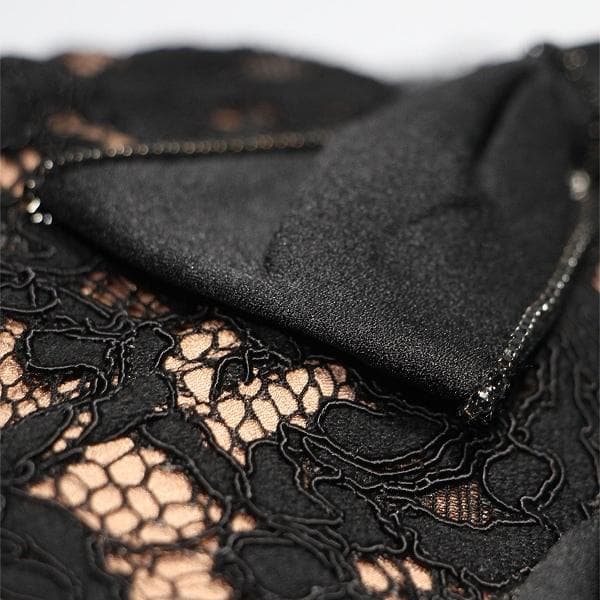 J*#様 セルフポートレイト ワンピース レース 黒 UK8 未使用 Cord