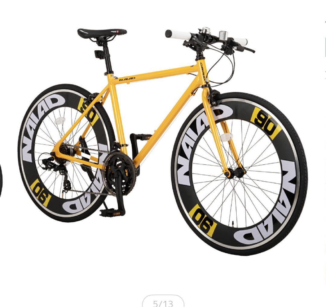 新品】シマノ21段変速700C 700×28C 90mmディープリム