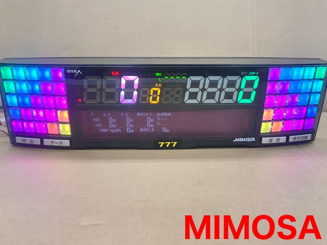 家庭用加工済•データカウンター・送料無料・ミモザスロット用・差枚数表示有