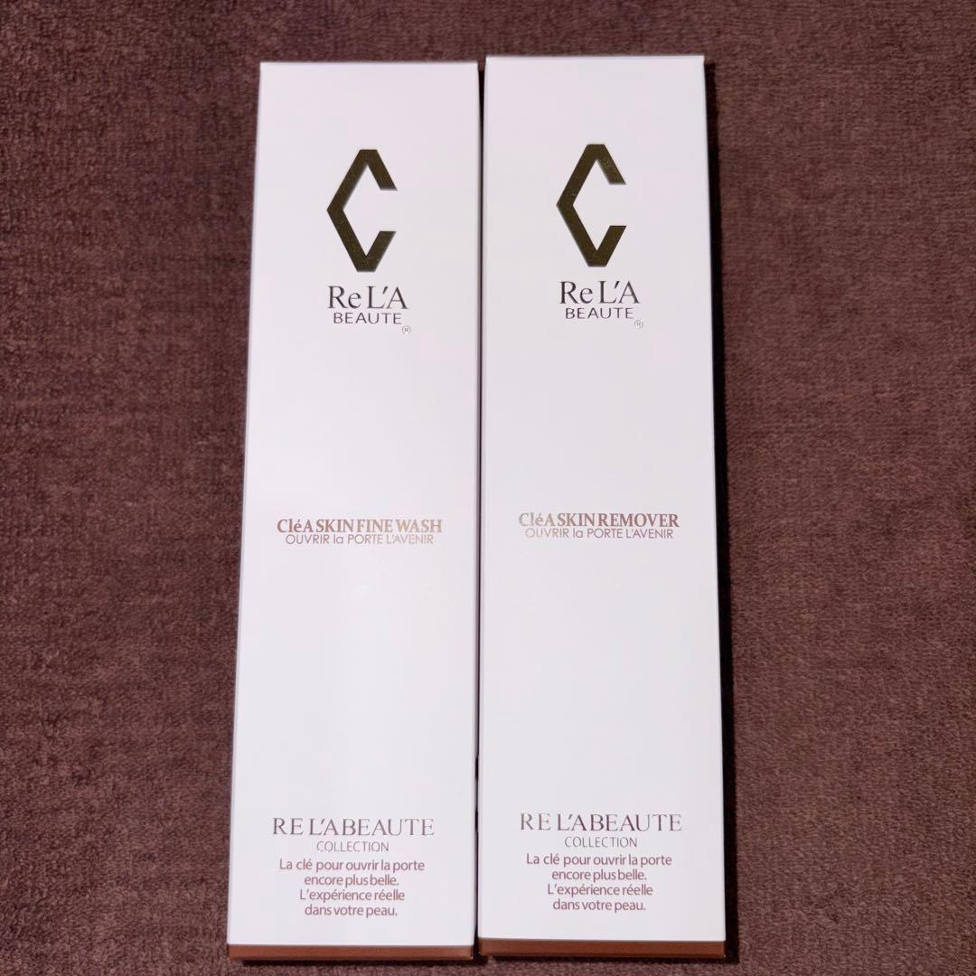 RE L'ABEAUTE クレアスキンファインウォッシュ＆リムーバー 2点セット