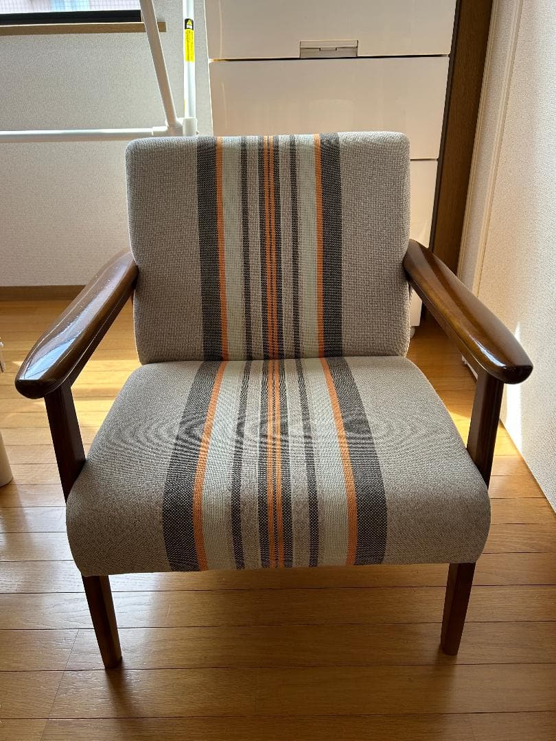 希少150台限定 カリモク60 Kチェア1シーター 09年復刻モデル ストライプ