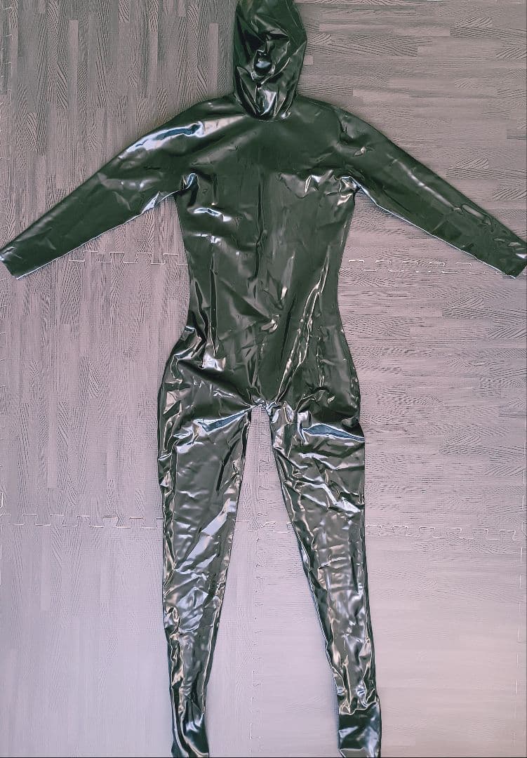 ラバー ラテックス スーツ（マスク一体型3穴シース付
