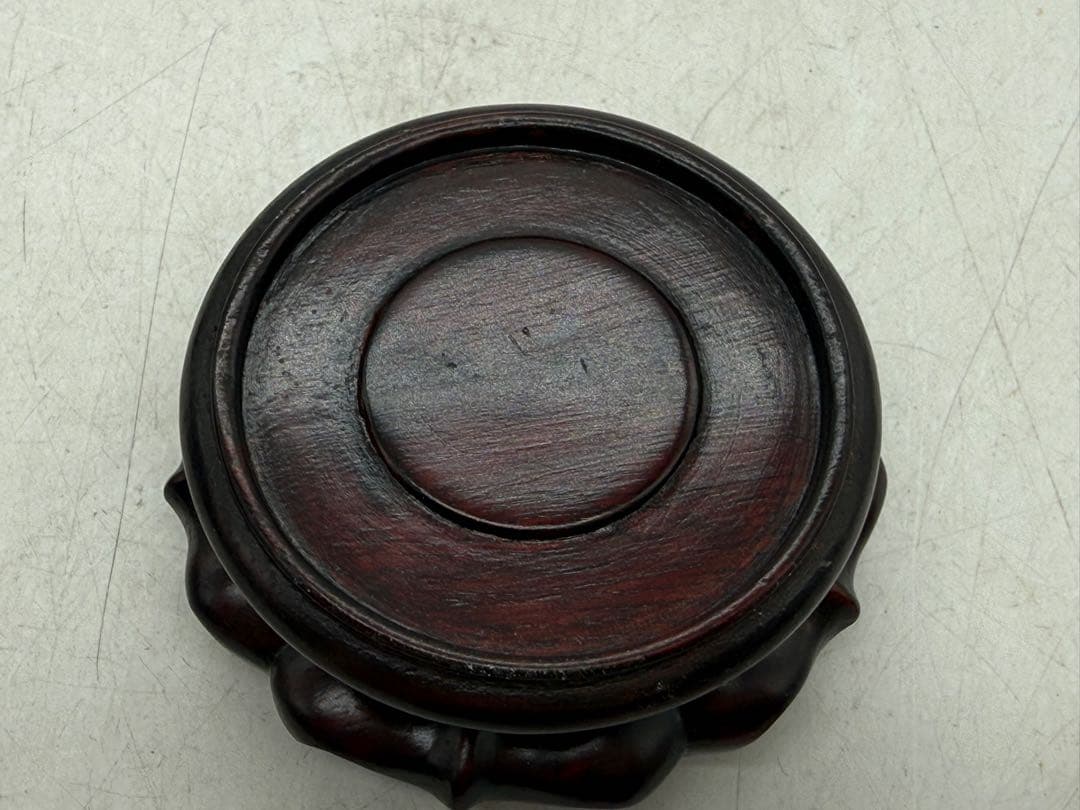 中国　七宝焼　三多紋　杯　台付　送料込み251224