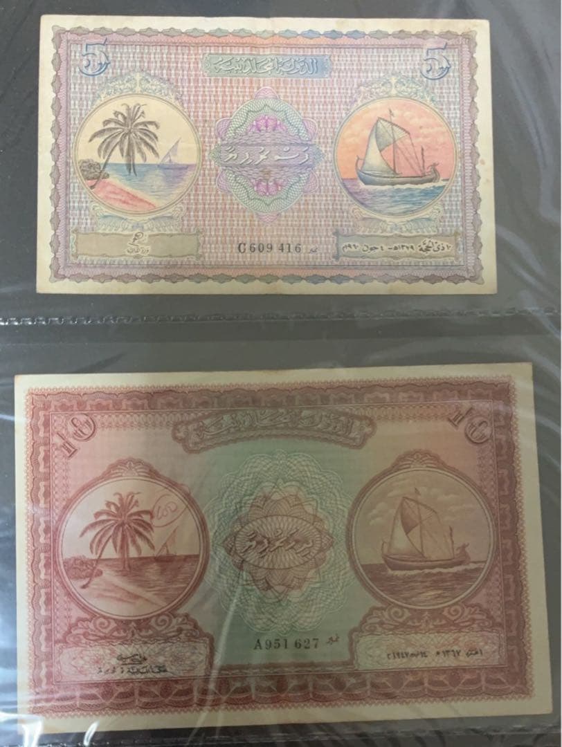 今月の25日まで期間限定セールを行います！ モルディブの紙幣セットです。