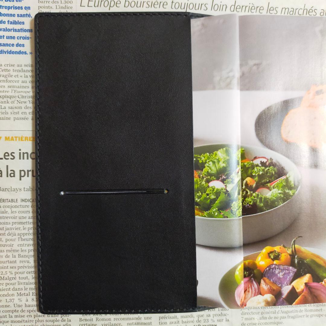 【まや】栃木レザー　ノートカバー