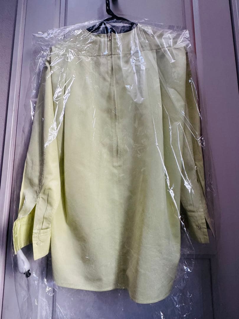 滝沢眞規子さん着用同一色違い【BLAMINK ブラウス36ライムイエロー】