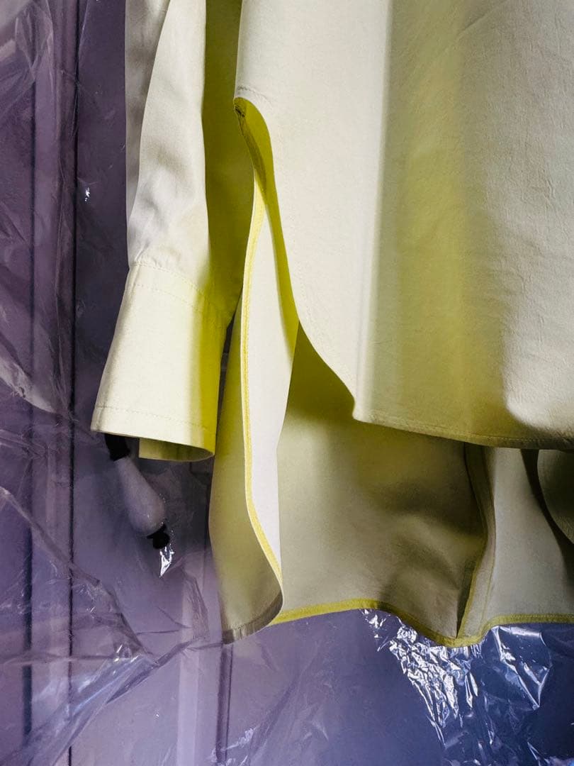 滝沢眞規子さん着用同一色違い【BLAMINK ブラウス36ライムイエロー】