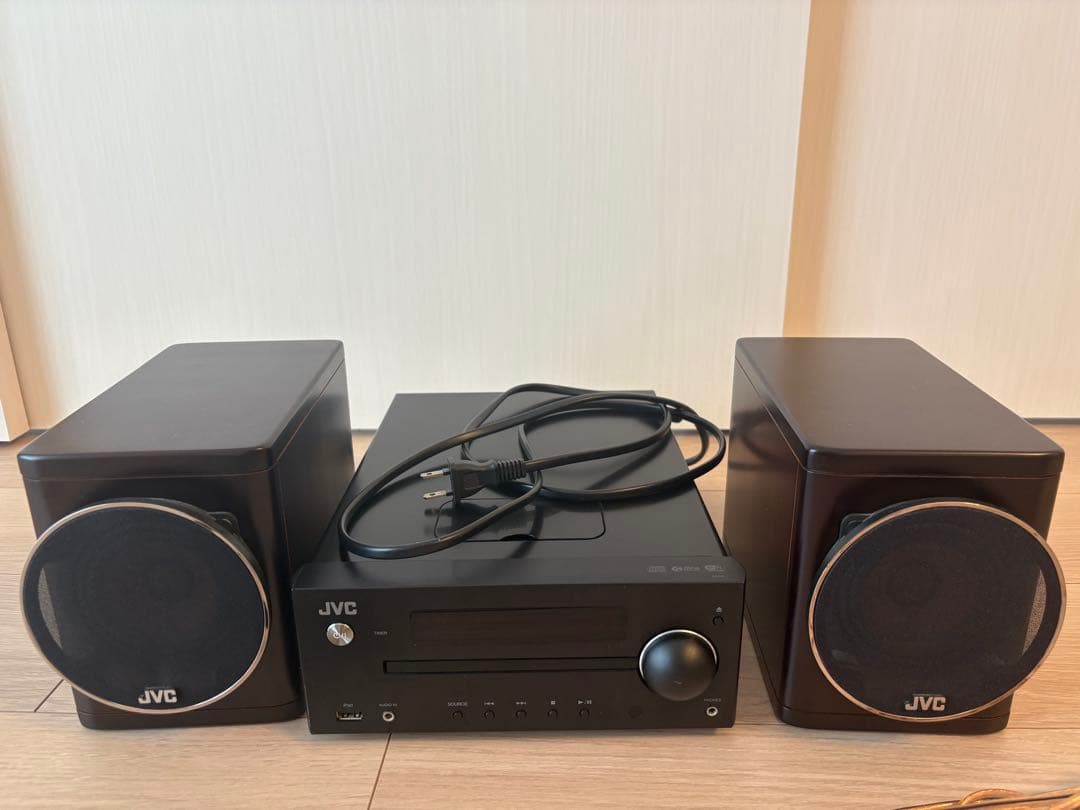 JVC ケンウッド　ミニコンポセット リモコン・アンテナ付き
