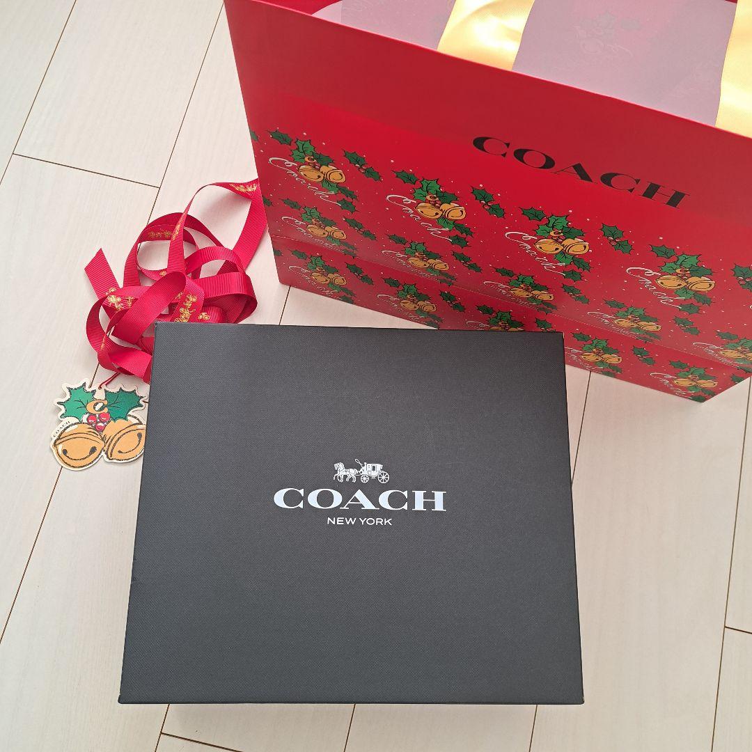 【新品未使用】COACH カシミヤマフラー 品番 CB692 CHK ONE
