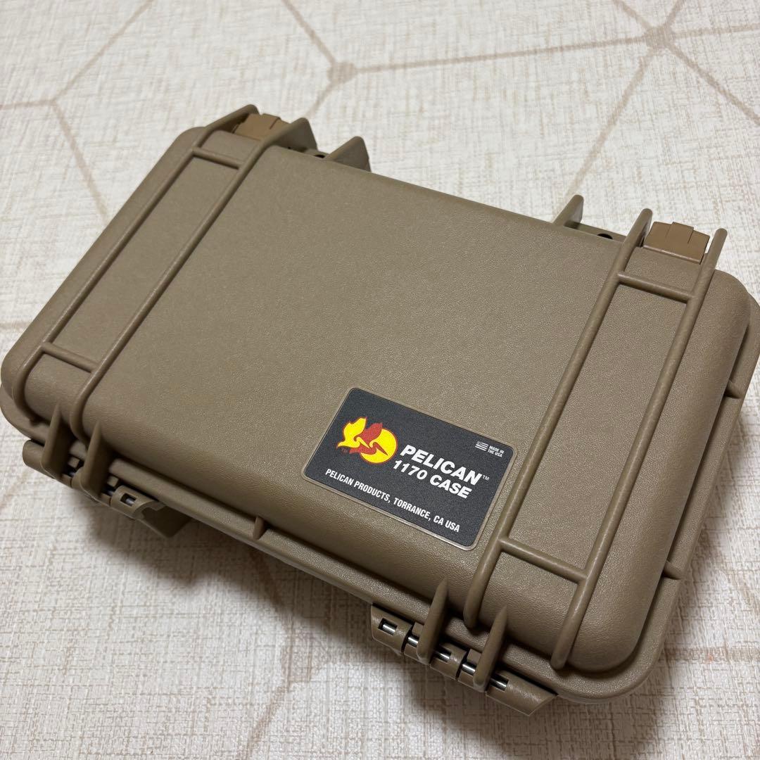 【フォーム付き】PELICAN 1170 デザートタン ペリカンケース