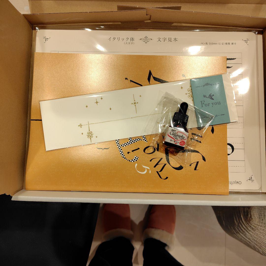 カリグラフィーレッスンプログラム6セット（フェリシモ）