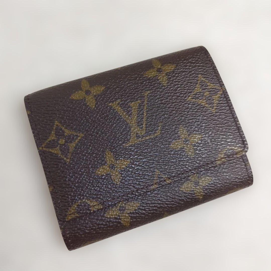 ✨外観美品✨LOUIS VUITTON✨モノグラム カードケース 名刺入二つ折り