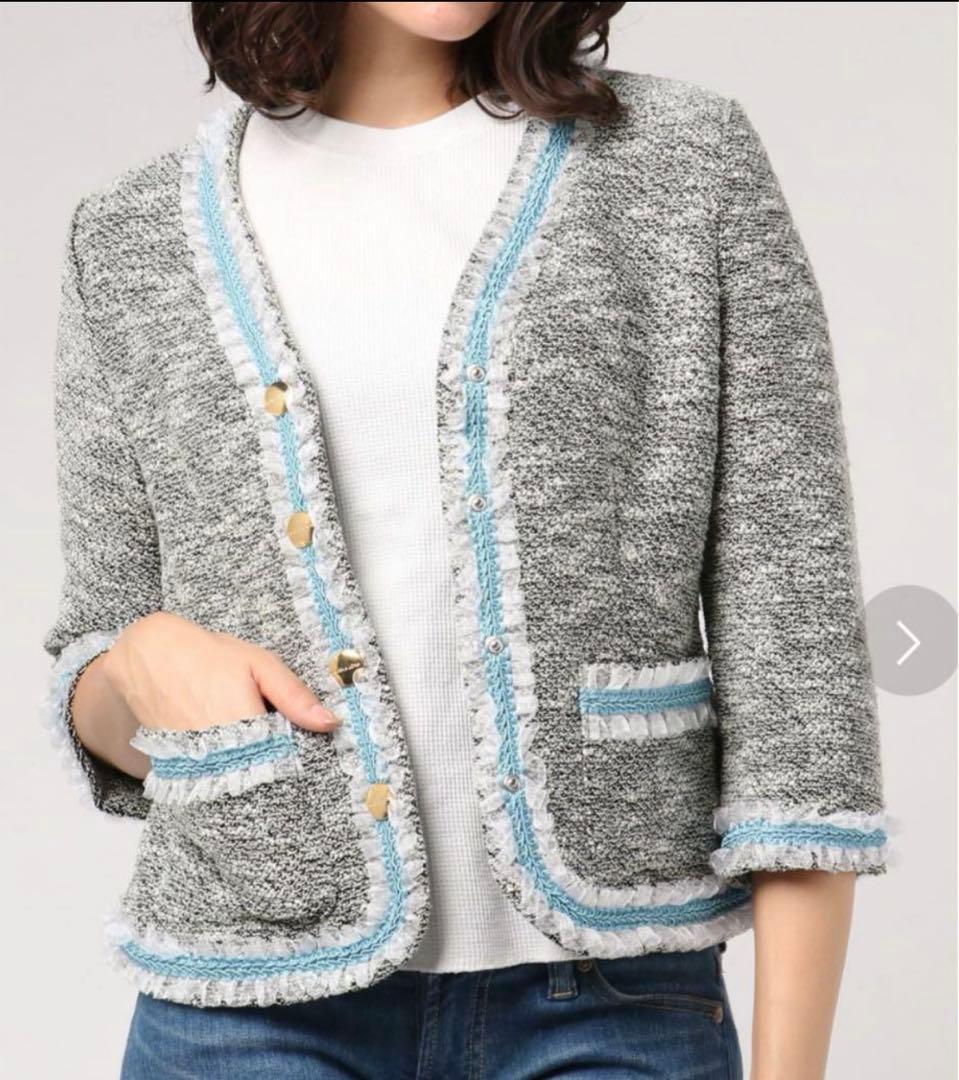 MARKANDLONA★マークアンドロナフリルジャケット新品38