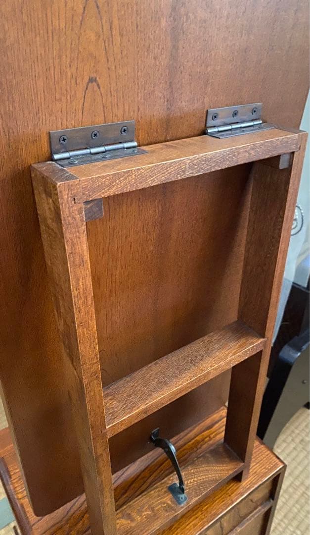 欅ケヤキ　姿鏡台