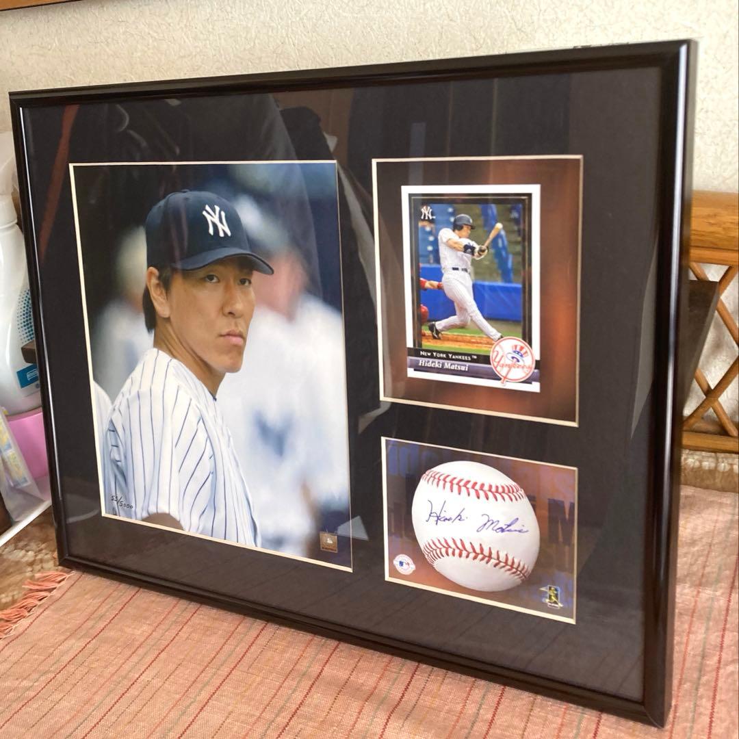 松井秀喜　ヤンキース　フォトフレーム 　パネル