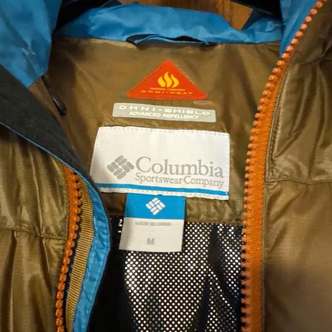 【超希少❗️】columbia ダウン　オリーブグリーン　　極美品❗️ M