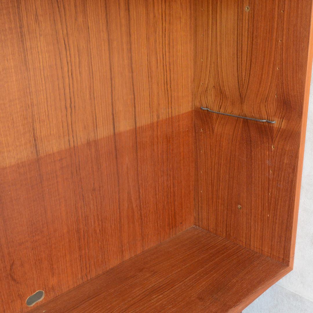 デンマーク 北欧ヴィンテージ チーク ブックシェルフ 飾り棚 オープンシェルフ