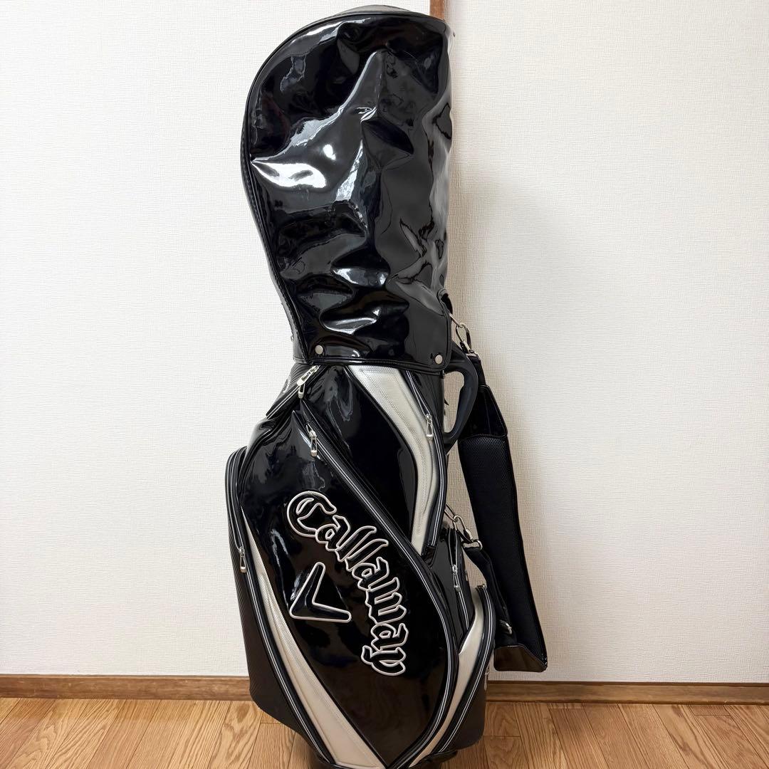 Callaway エナメル製 キャディバッグ 送料無料