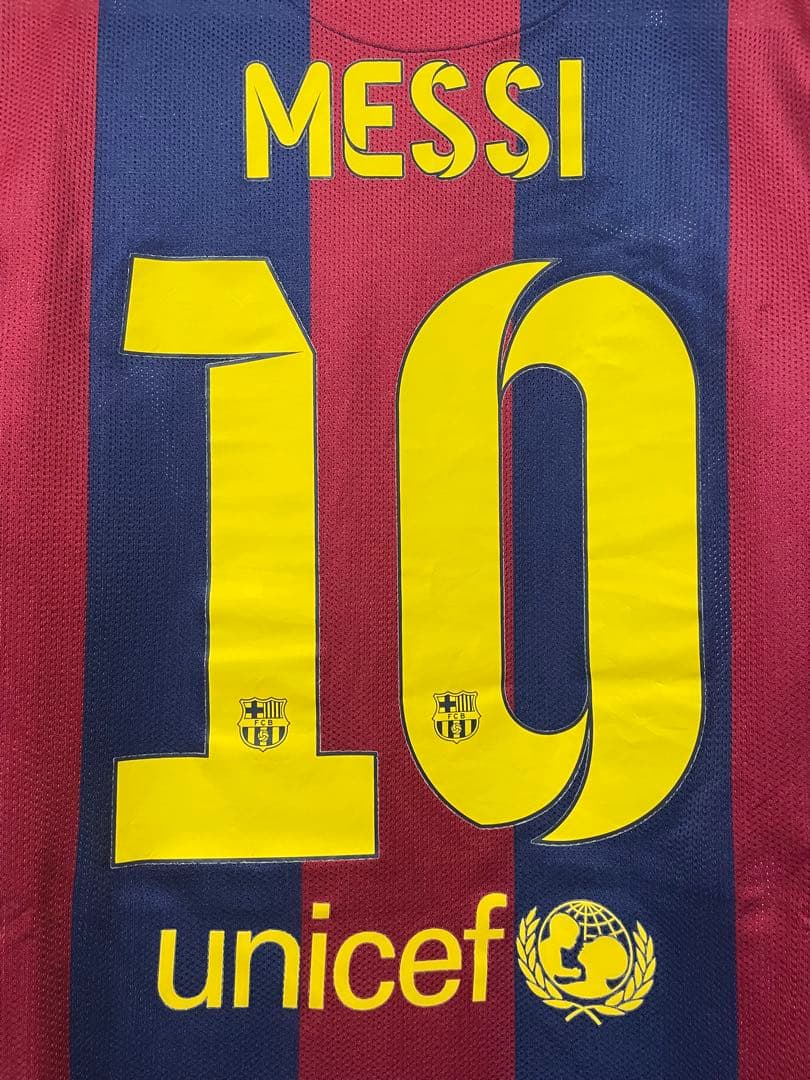 【正規品】メッシ　バルセロナ　14/15 ホームオーセンティック