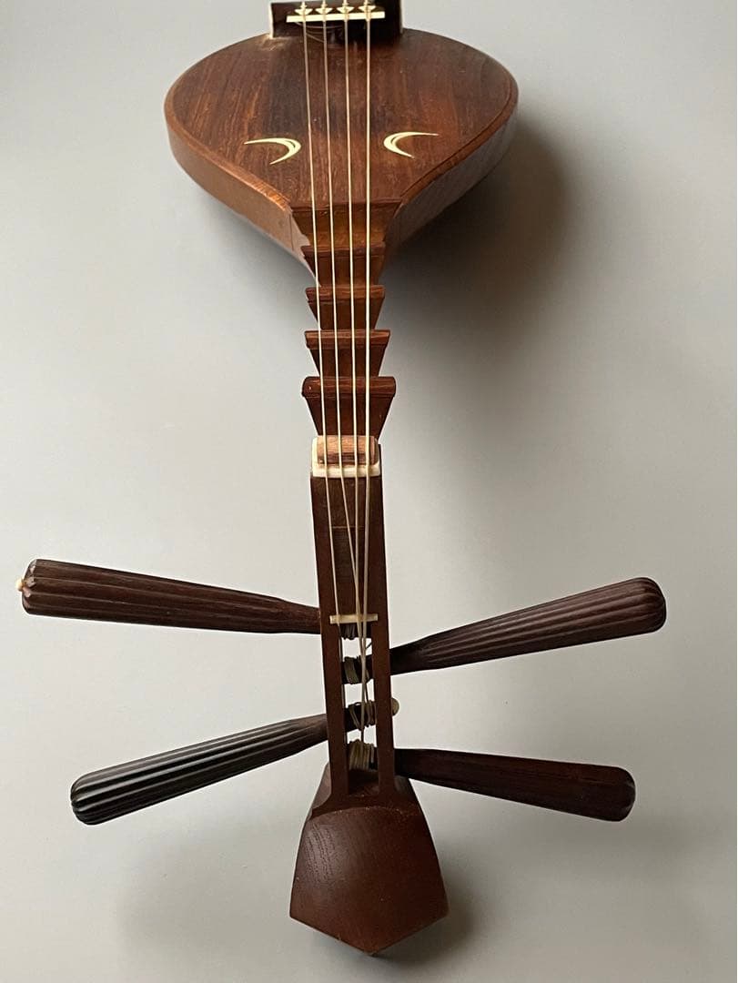 筑前琵琶　架台・撥付