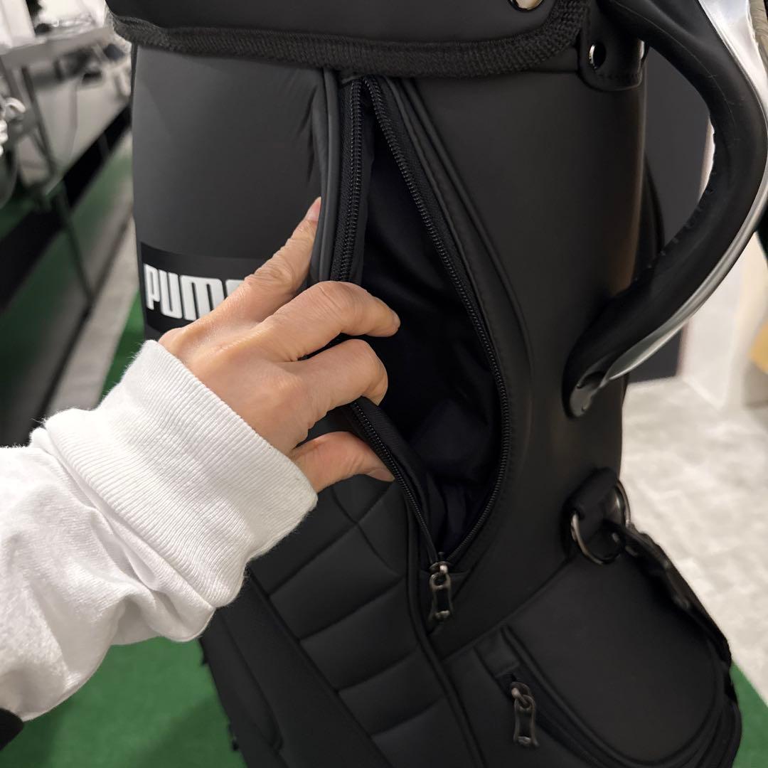 PUMA キャディバック 黒 マットブラック 美品