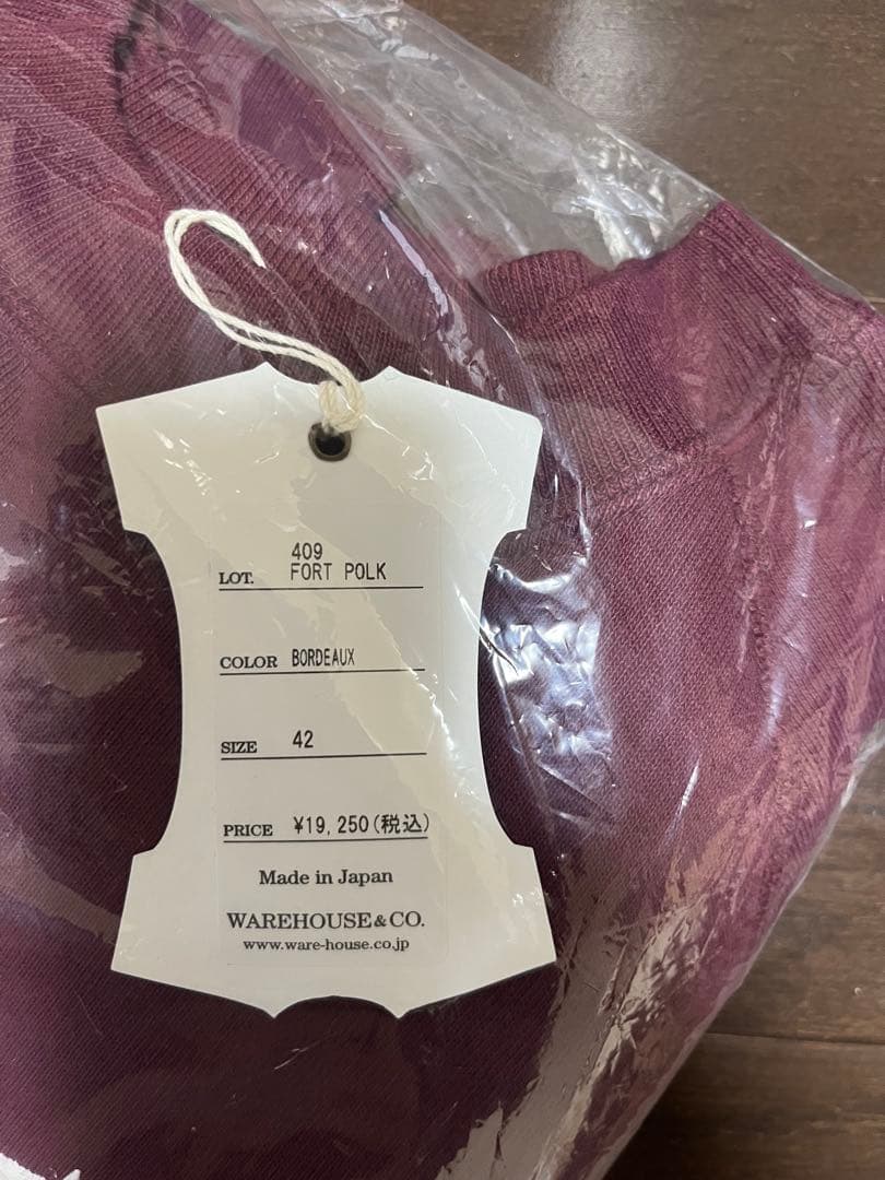 S*n様 WAREHOUSE Lot.409 FORT POLK トレーナー