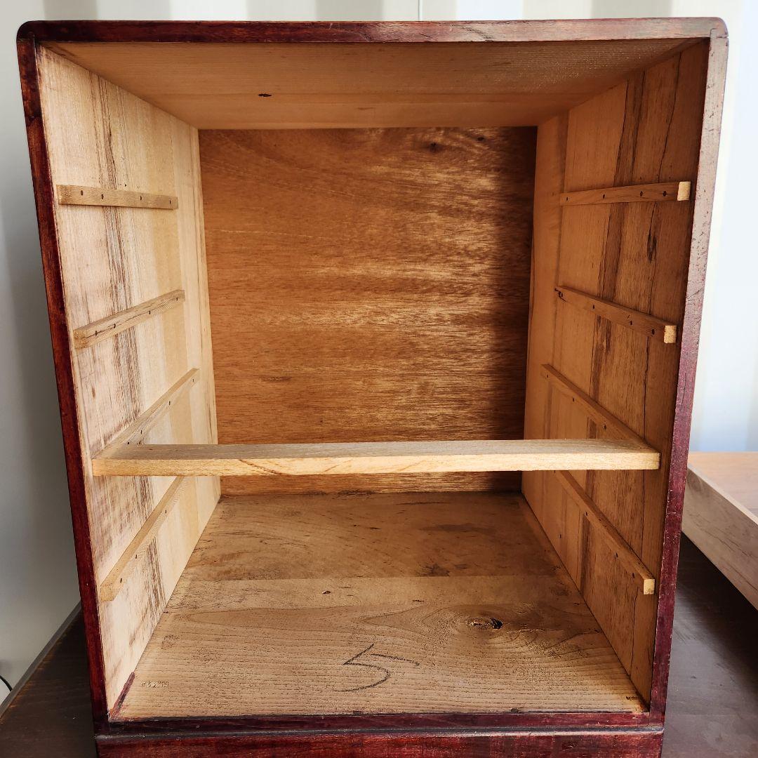 ジャパンヴィンテージ　 木製 5段小引き出し 小物入れ レターケース　チェスト