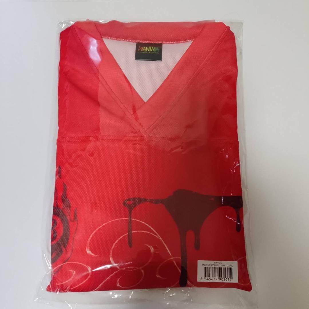 WANIMA BAMBOOM NIGHT メッシュ ロングスリーブ 赤 L～XL