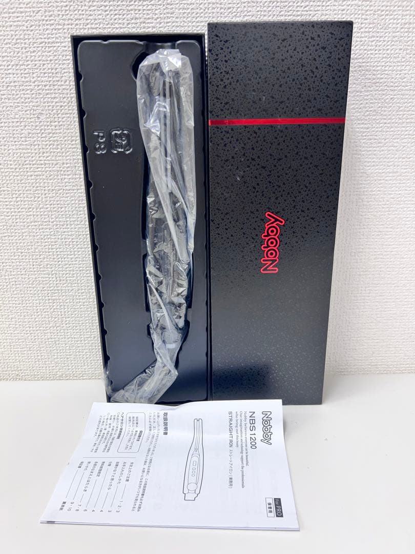 #KD211 Nobby NBS1200 ストレートアイロン ブラック