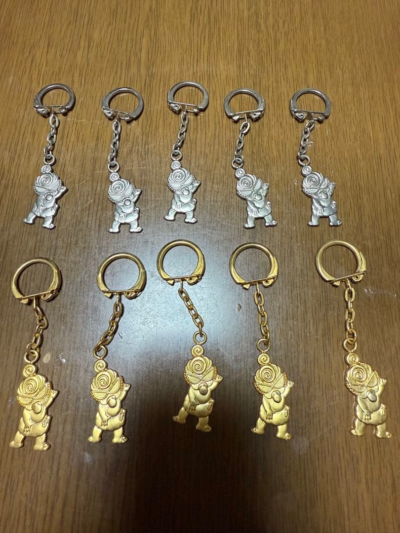 ヒステリックミニ ヒスミニ ノベルティ キーホルダー 金 銀 セット レトロ