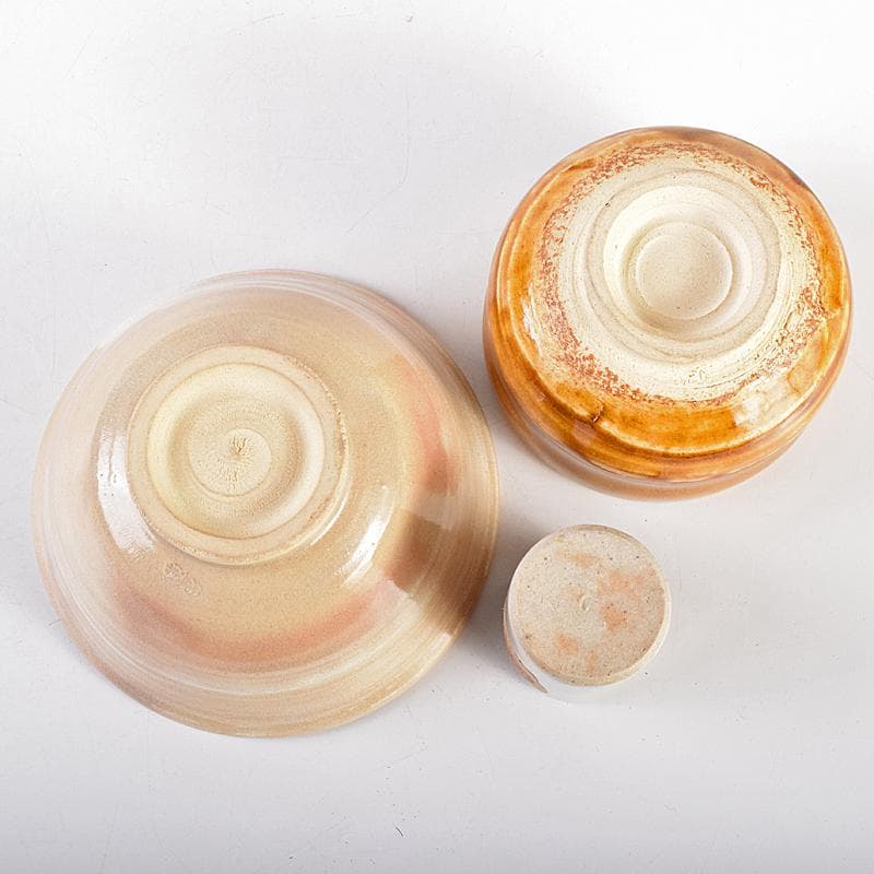 華山作　御所籠　皆具共　茶碗　棗など　十三点一式　仕覆付　共箱　F　R7699B