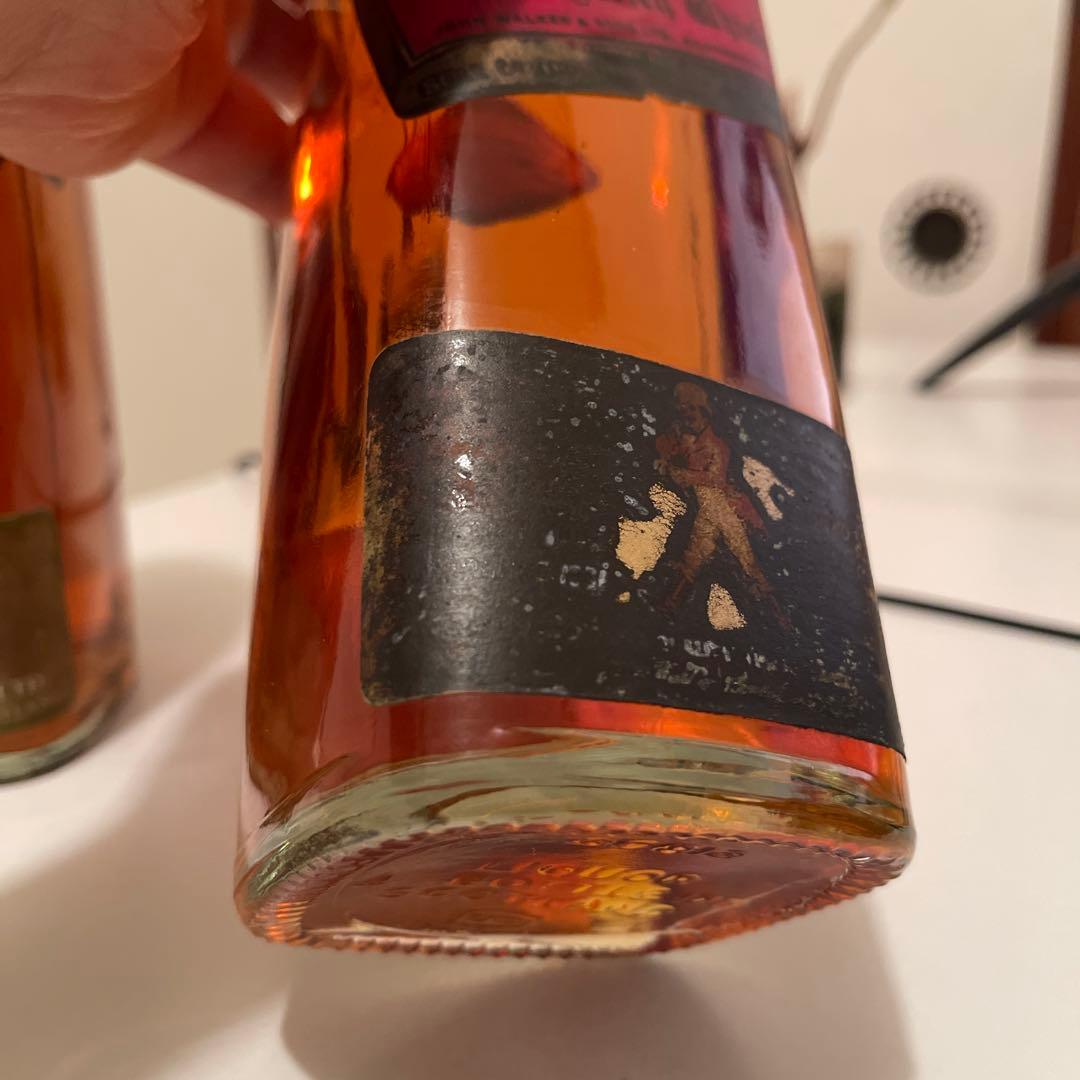 ジョニーウォーカー 特級　ブラック　レッド　70年代 白紋章