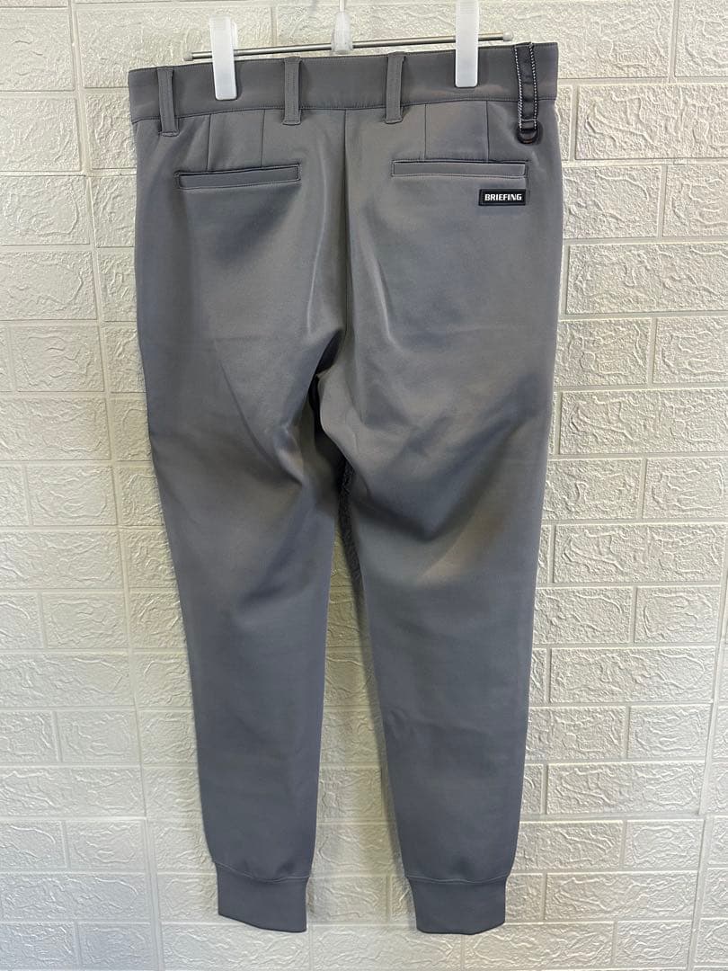 BRIEFING ブリーフィング 3D ロゴ ジョガー パンツ グレー