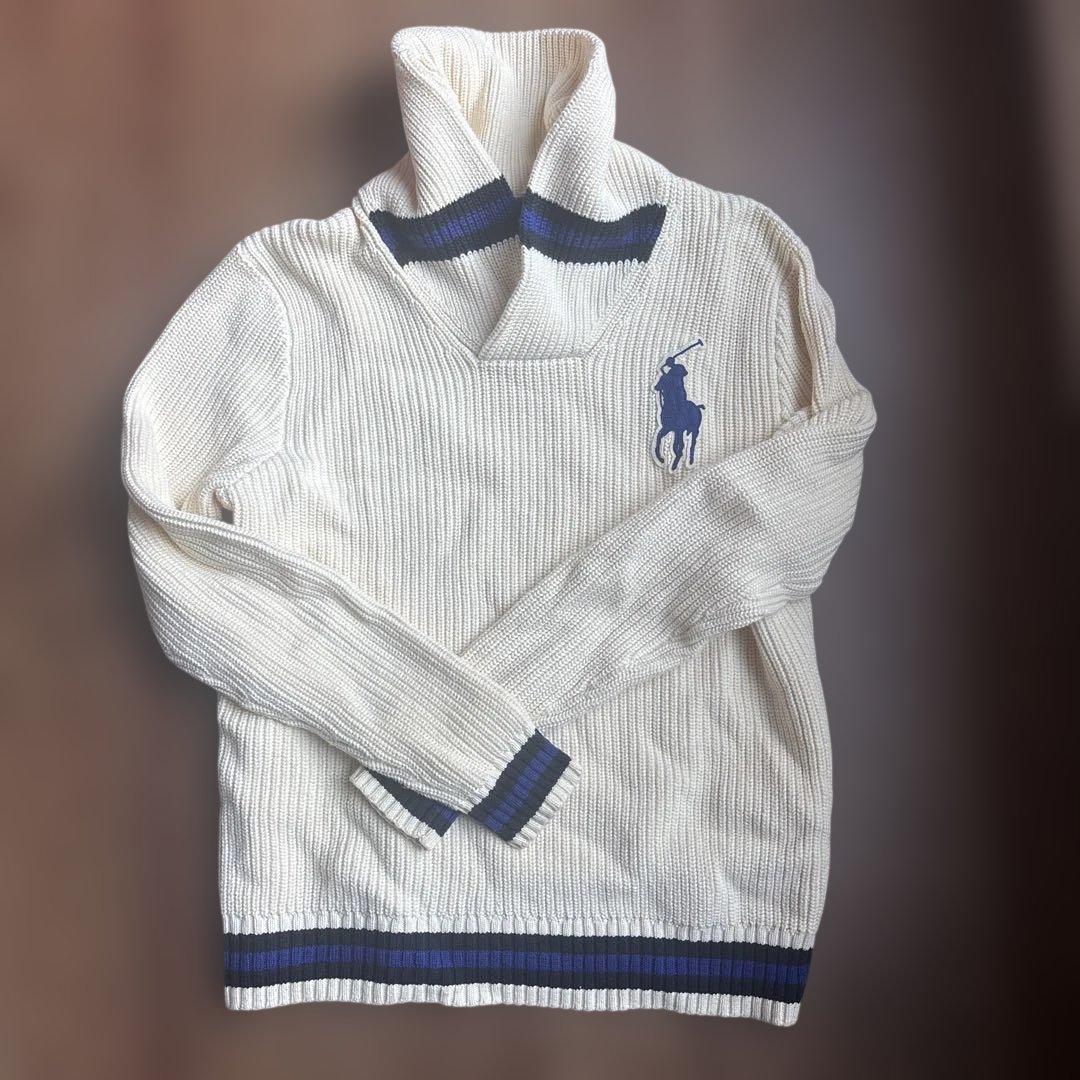 Polo Ralph Lauren アイボリーセーター XL