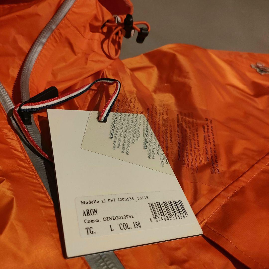 新品 モンクレール ポンチョ レインコート オレンジ MONCLER レア