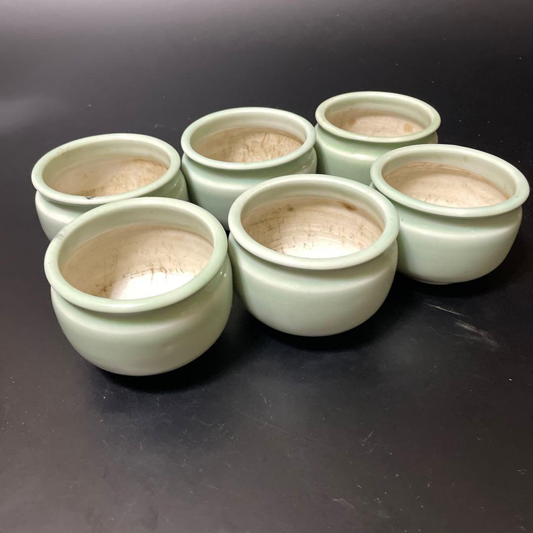 明治時代　桑の木の煙草盆　6組　共箱付き