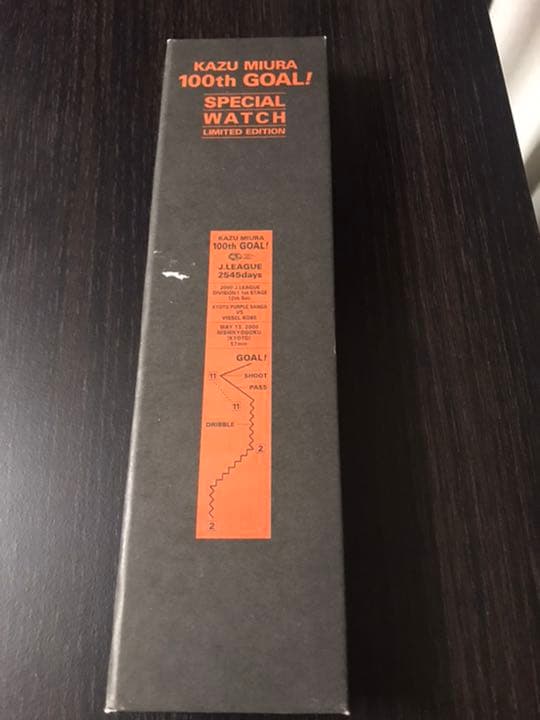 三浦知良(カズ) 限定Jリーグ100ゴール記念時計　希少品