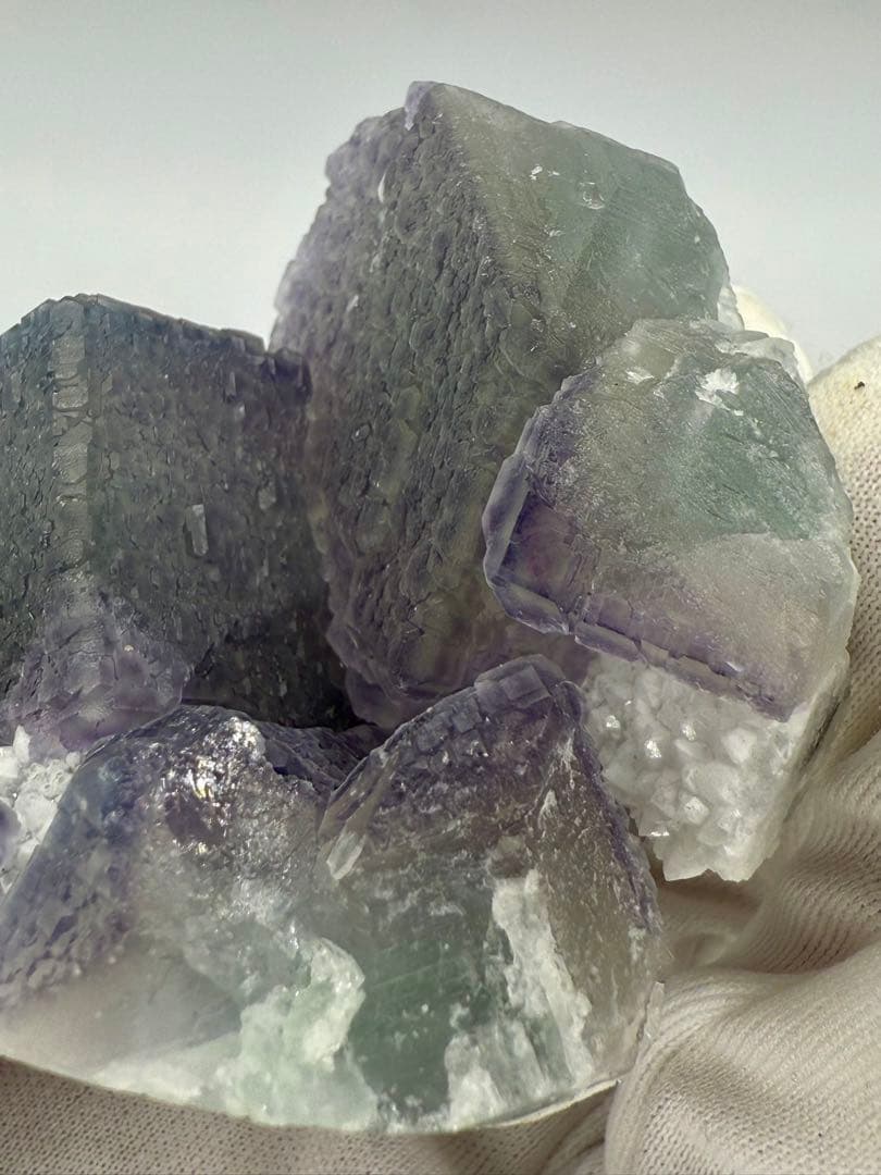 フローライト　蛍石　福建省産　結晶　鉱物標本　天然石
