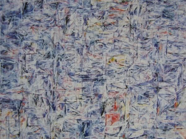 宇佐美圭司、1964-7、希少画集画、新品額装付、状態良好