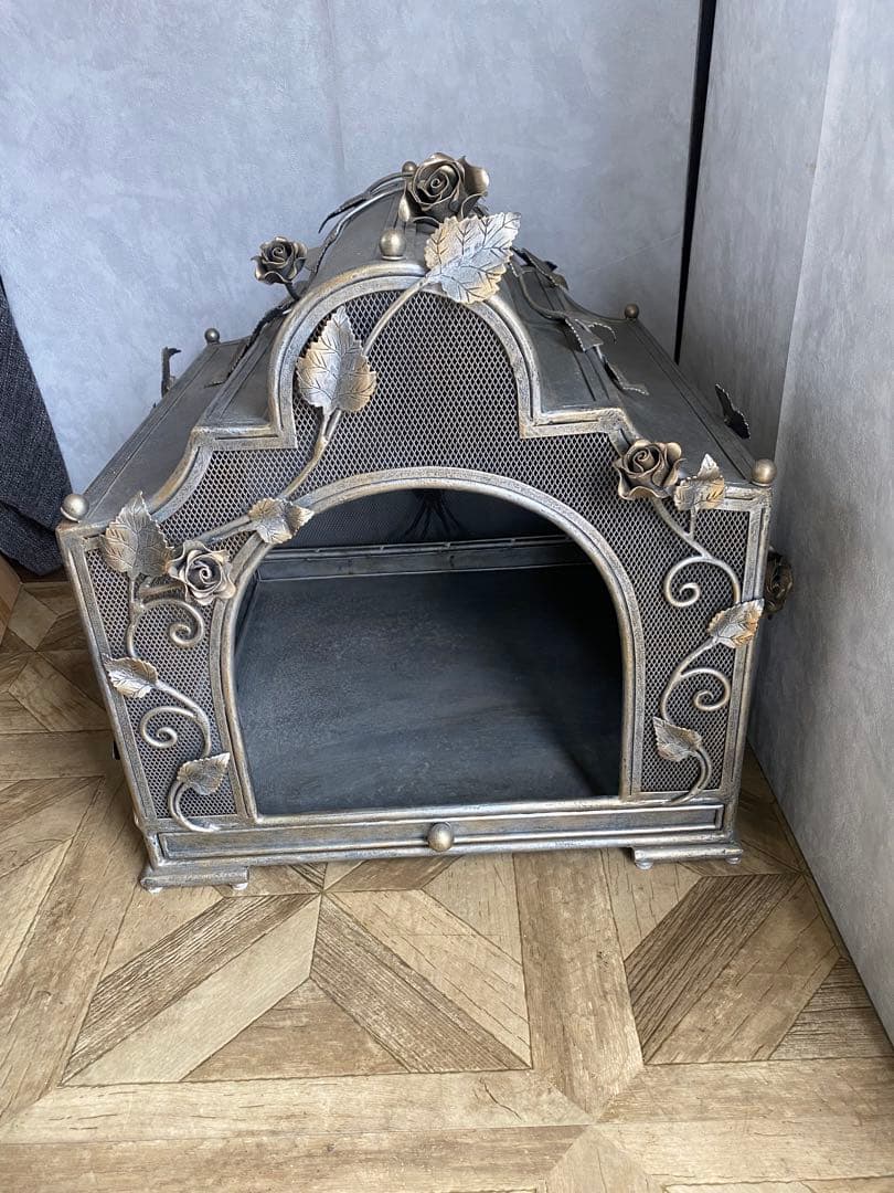 装飾　金属製　犬用ケージ　ペットハウス　猫ハウス　ペットゲージ