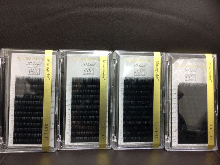 Miss eyed'or Jカール太さ0.07㎜長さ7と10~14㎜