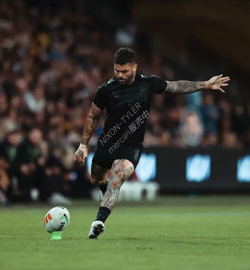 【海外Ｌサイズ】NRL ブリスベン・ブロンコス 2025 ブラックジャージ