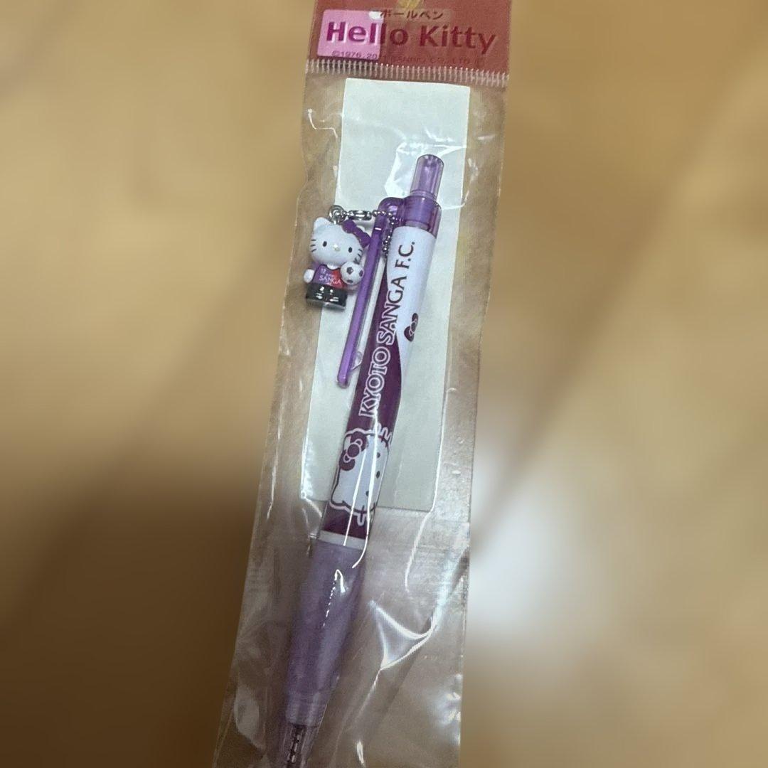 ご当地ハローキティ　京都サンガバージョン　ボールペン　サッカー