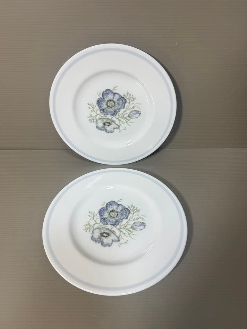 2173 ウェッジウッド・グレンミスト プレート　2客　未使用