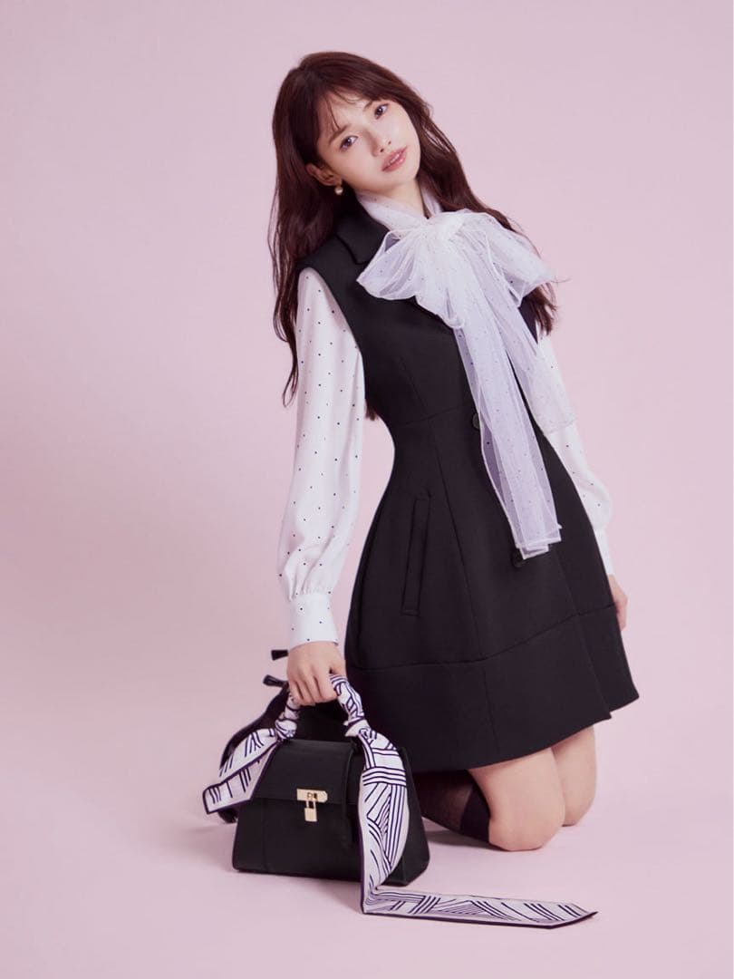 SNIDEL コンストラクトミニワンピース