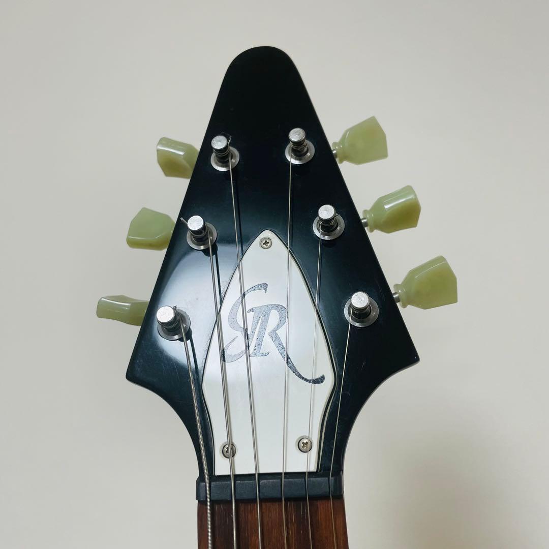 グラスルーツ GR-FV-32 スピーカー内蔵 エレキギターフライングV 希少品