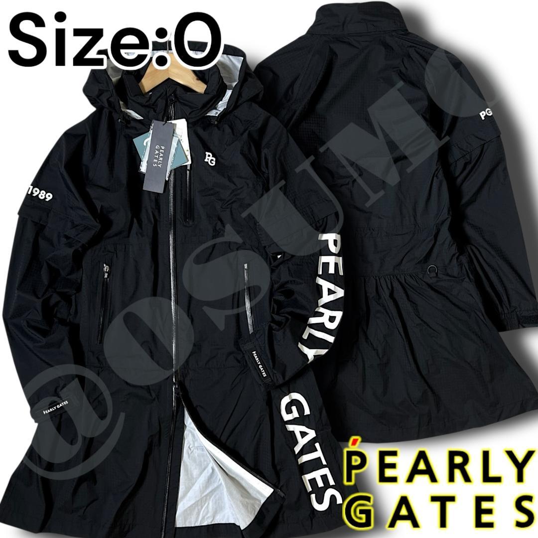 新品 定価46,200 パーリーゲイツ レインジャケット ワンピース ブラック