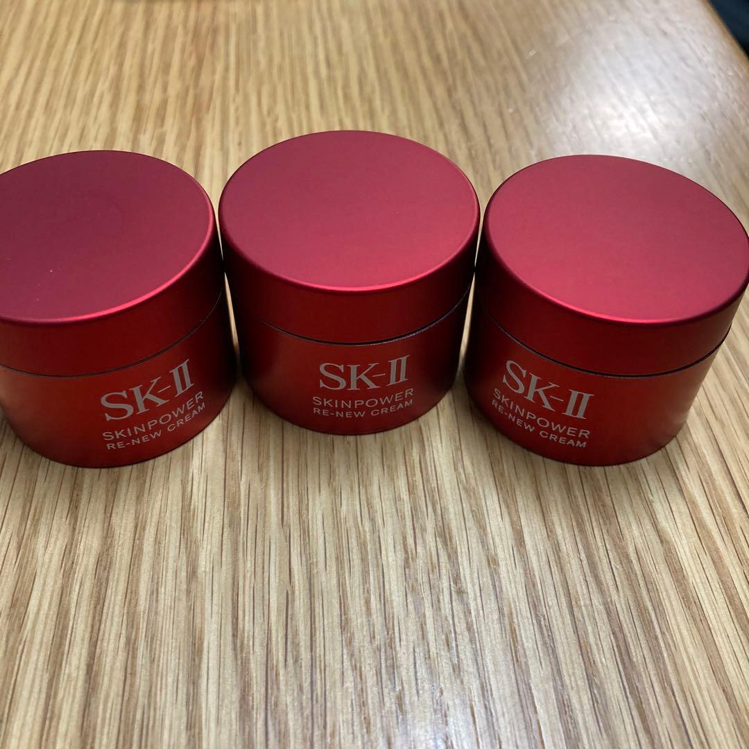 9月20日新発売　SK-II スキンパワー リニュー クリーム15gx3個　②