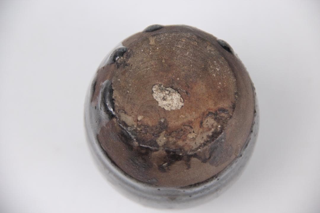 唐物 中国美術 宋代 　茶入　仕覆　箱付 M105