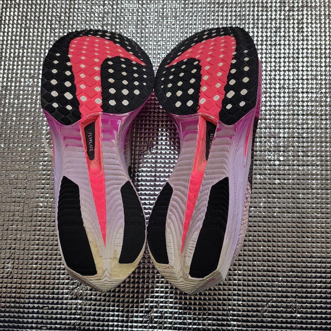 ナイキ　ヴェイパーフライ 3 ホワイト/ビビッドパープル サイズ24.5cm